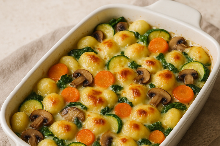 Gnocchi gratinati al forno nella versione vegetale