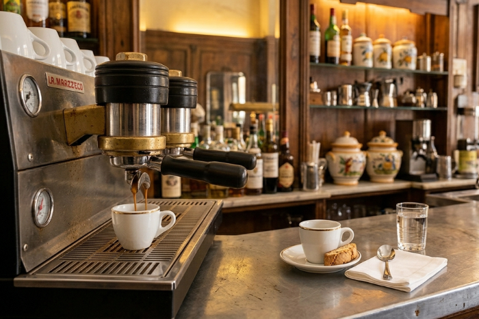 Caffè italiano come al bar 