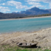 Il lago di Santa Croce in una immagine primaverile