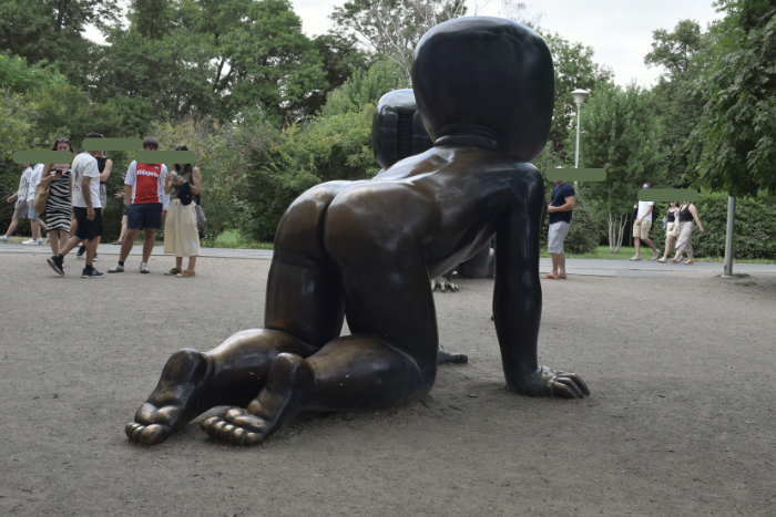 I babies sull'isola di Kampa a Praga
