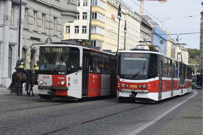 La comodità di arrivare a Praga in camper è quella di lasciarlo in area sosta e utilizzare il comodo tram
