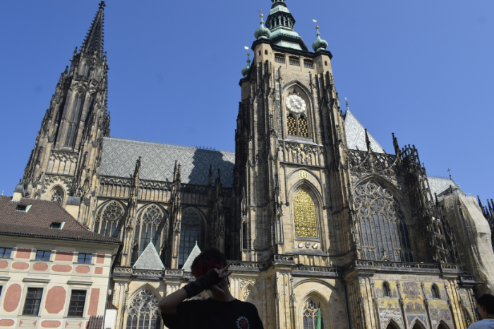 Il complesso del castello di Praga ina immagine dedicata alla Cattedrale di San Vito